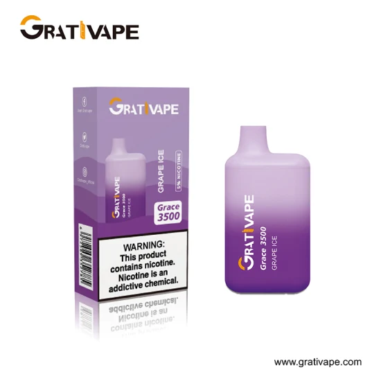 2023 Hot Grativape 3500 Puffs 5% Nikotin Mini E-Zigarettenriegel Vape